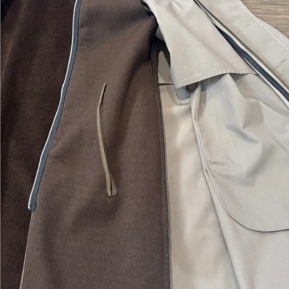 Vintage London Fog Trench Coat Mens 42 W/Warm Zip-Out Lining Made in USA 70s-80s - Picture 10 of 16